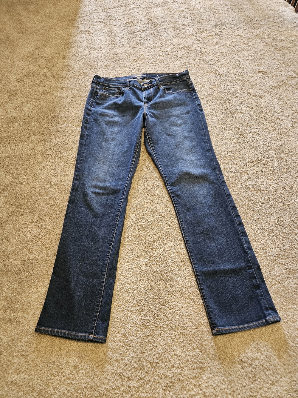 Vntg Lucky Brand Women's Sweet'N Straight Dark Blue Jeans